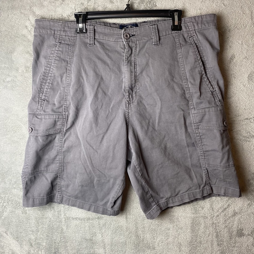 Nat Nast Mens 42 Cargo Shorts Grey Cotton Spandex Blend